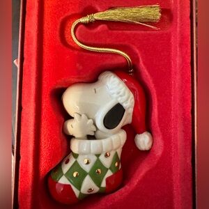 Lenox Red and Green Holiday Ornament